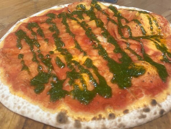 Pesto Bread Pizza